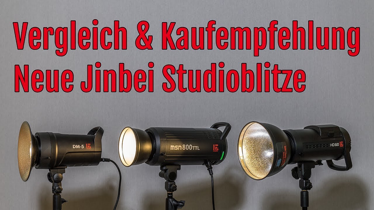 Neue Jinbei Studioblitze &ndash; Vergleich & Kaufempfehlung
