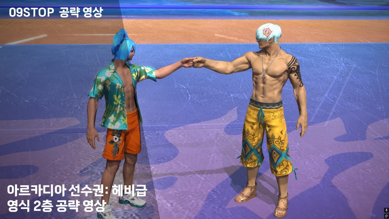 『09STOP(영구정지)』아르카디아 선수권: 헤비급 영식 2층 공략 영상