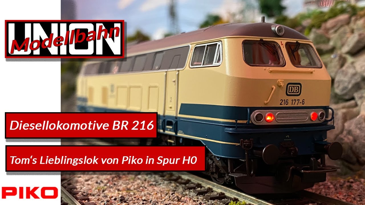 Produktpräsentation: Diesellok BR 216 177-6 DB  - Piko - Spur H0 1:87 - Tom's Lieblingslok
