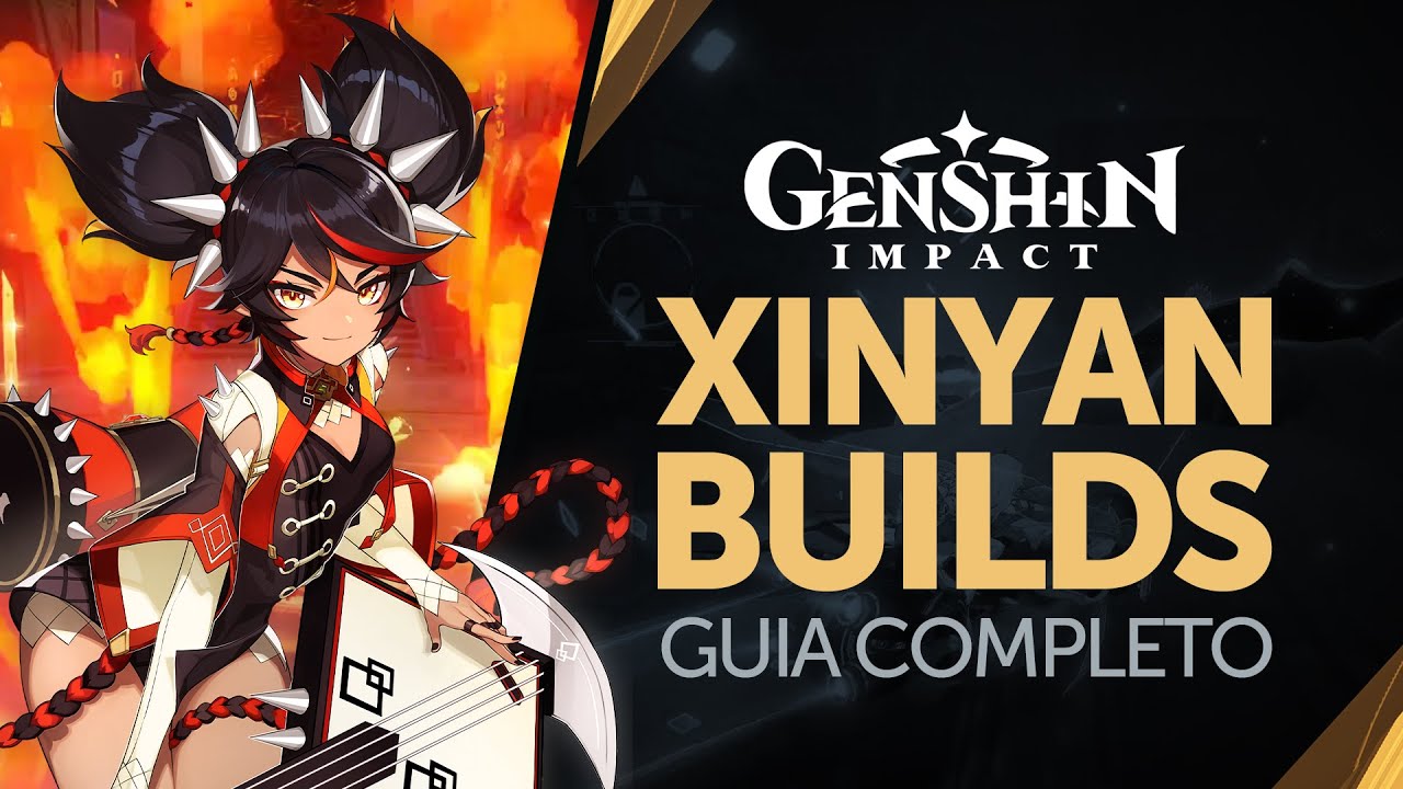 GUIA XINYAN! Build, arma, artefatos e gameplay | Genshin Impact