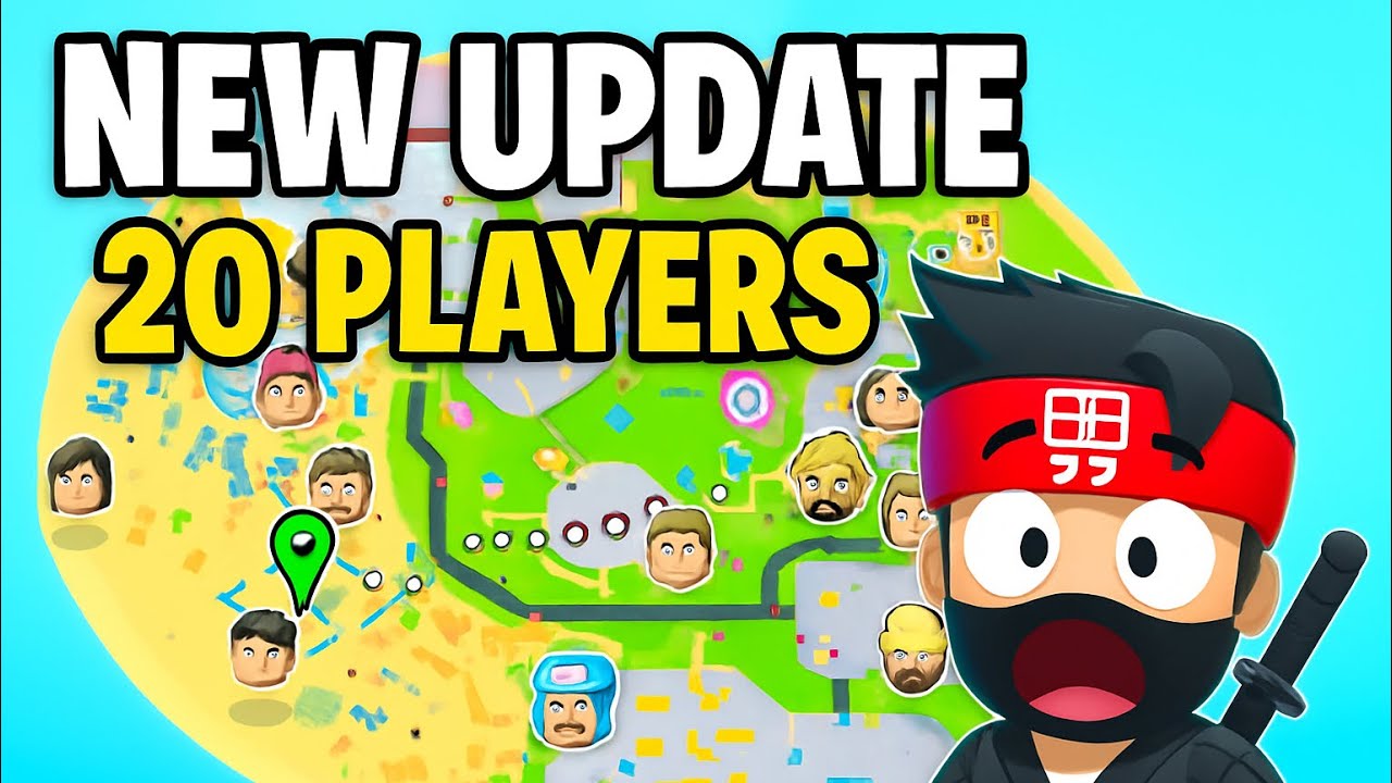 Battle Guys New Alpha Update 0.46: Explore the 20-Player New Map!