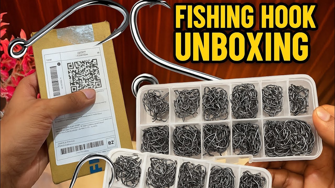 ✅ ₹230 Me 500+ Fishing Hooks 😱 Flipkart Cheapest Fishing Hook Unboxing || fishing hook 