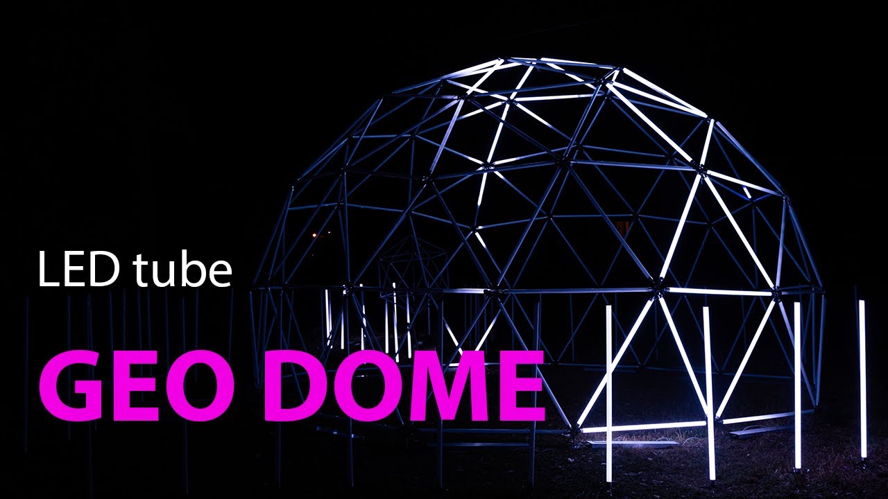 LED tube GEO DOME for your events by ETERESHOP