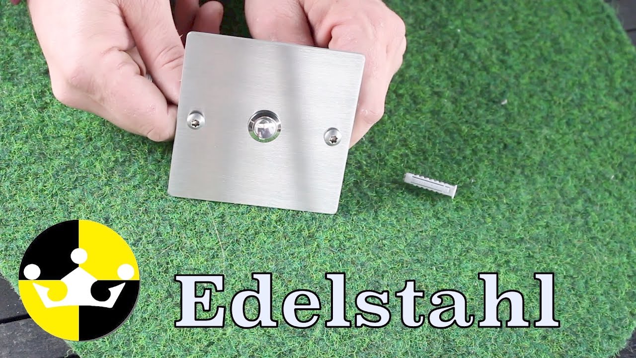 🔴 Edelstahl Klingelknopf 