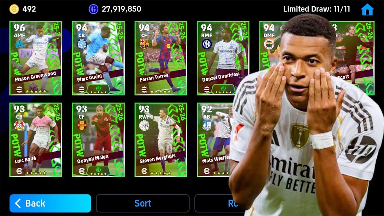 WILL LUCK BE ON MY SIDE? HUNTING FOR THE BEST POTW OF THE WEEK! 😱😱 EFOOTBALL 2026 MOBILE