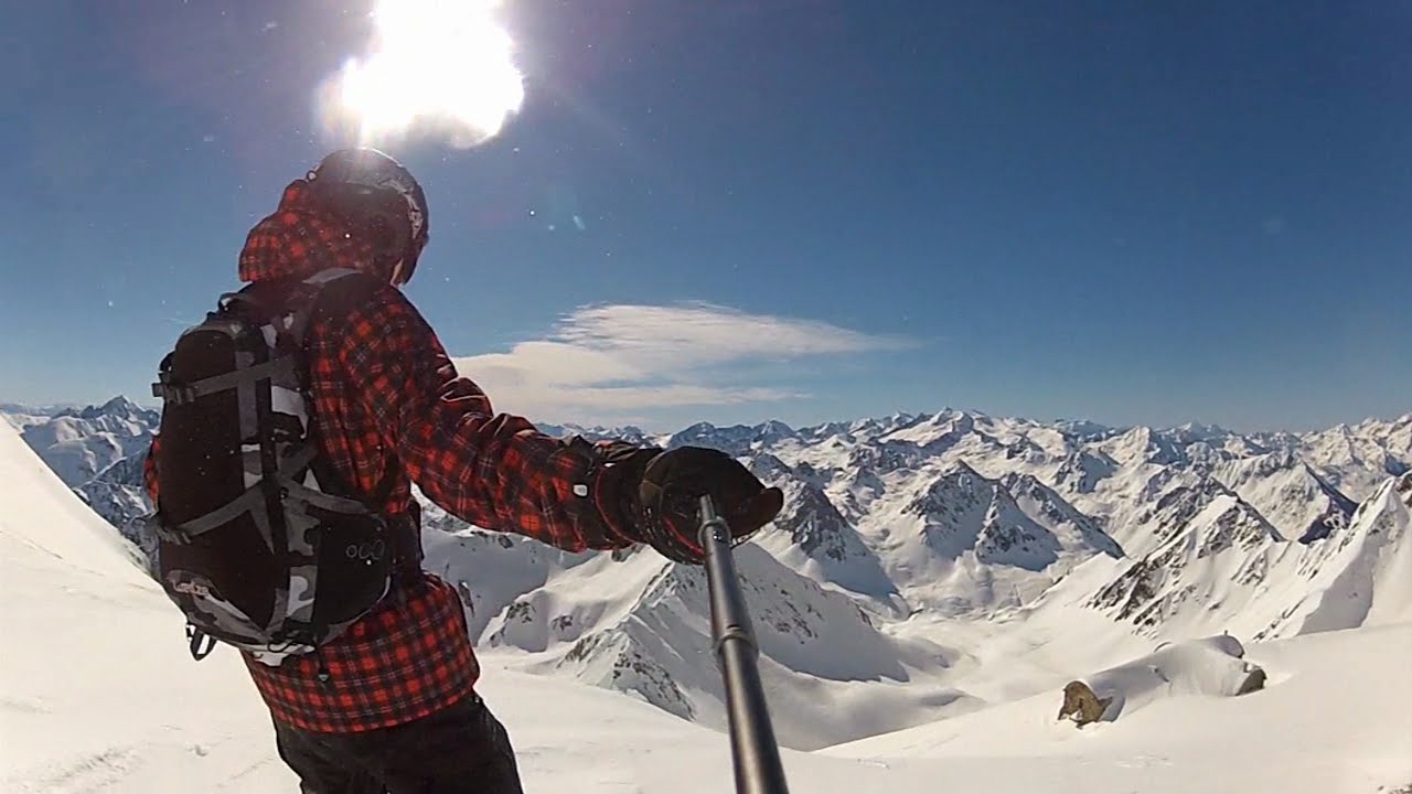 Snowboard Ski - Freeride Pic du Midi de Bigorre 2015 - GoPro Hero 2