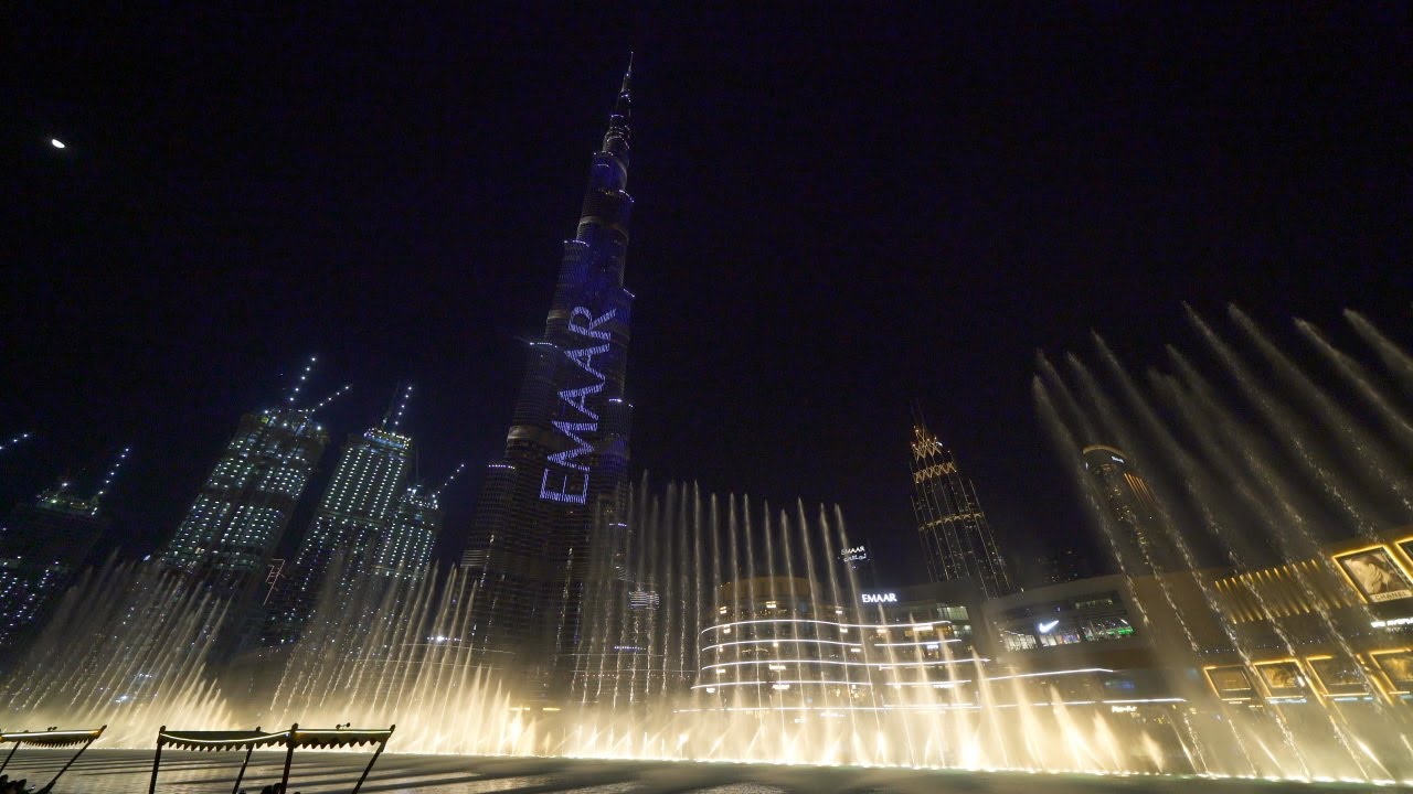 [4K] The Dubai Fountain Show 