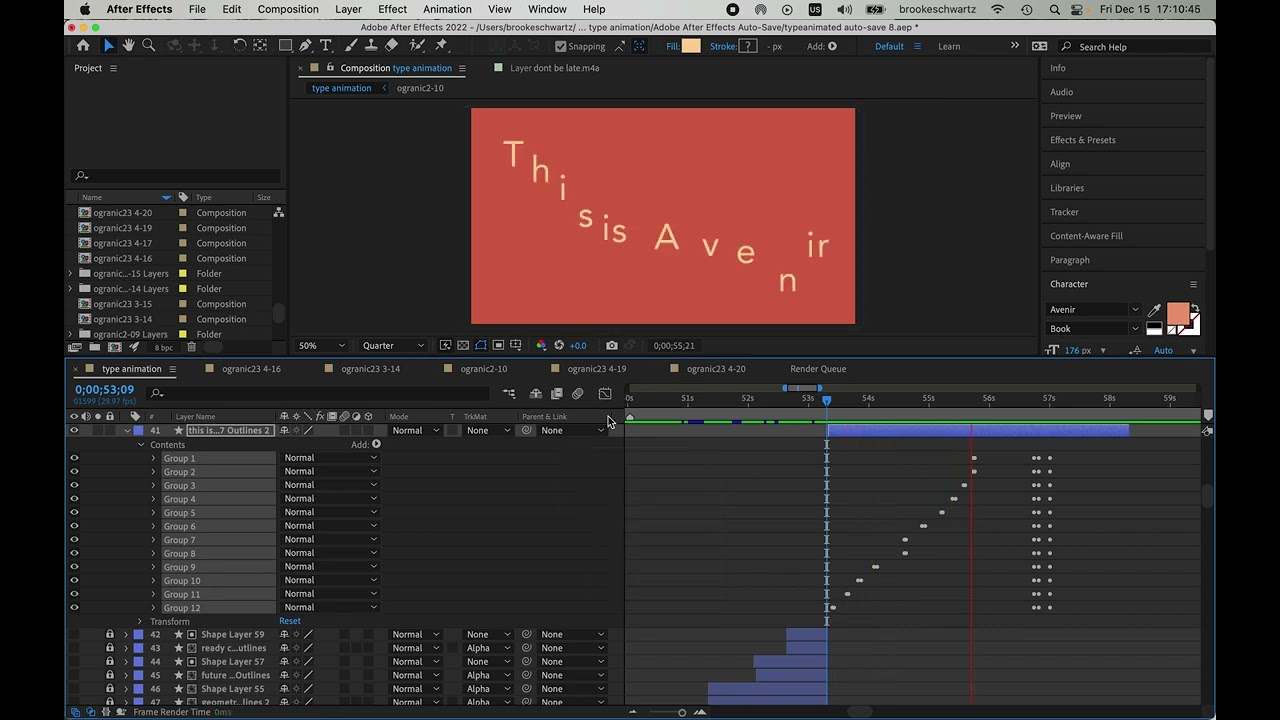 end 'this is avenir' segment