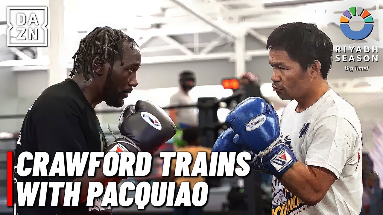 INSIDE CAMP: TERENCE Visits & TRAINS With MANNY PACQUIAO Before MARIO BARRIOS Fight!
