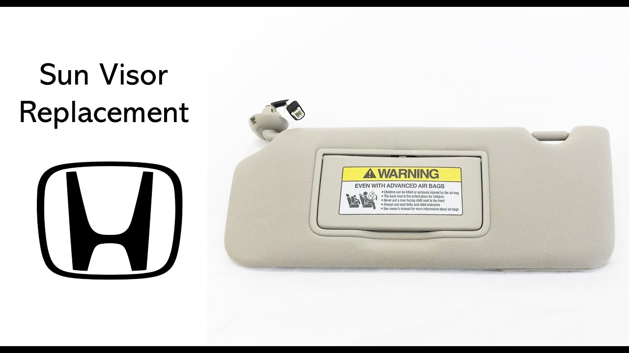 (The Easy Way) How to Remove a Honda Sun Visor and Replace It