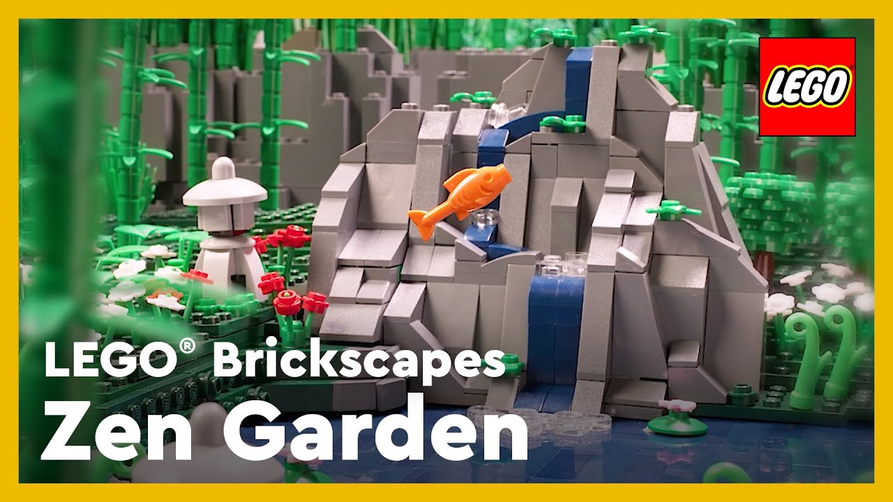A Soothing Pond in Nature with LEGO&reg; Sets | LEGO&reg; Brickscapes #Shorts