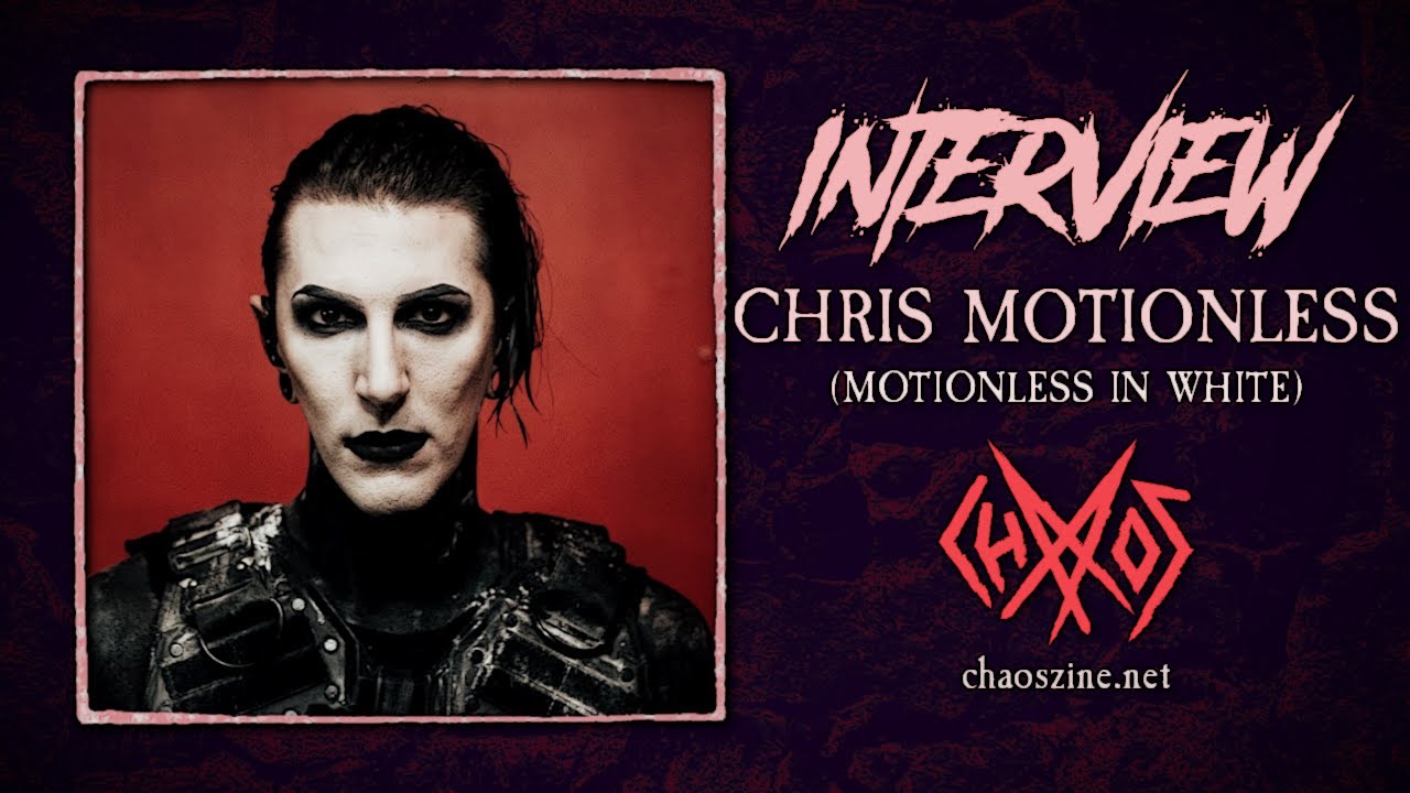 Interview with Chris Motionless about the feedback on Motionless in White's 
