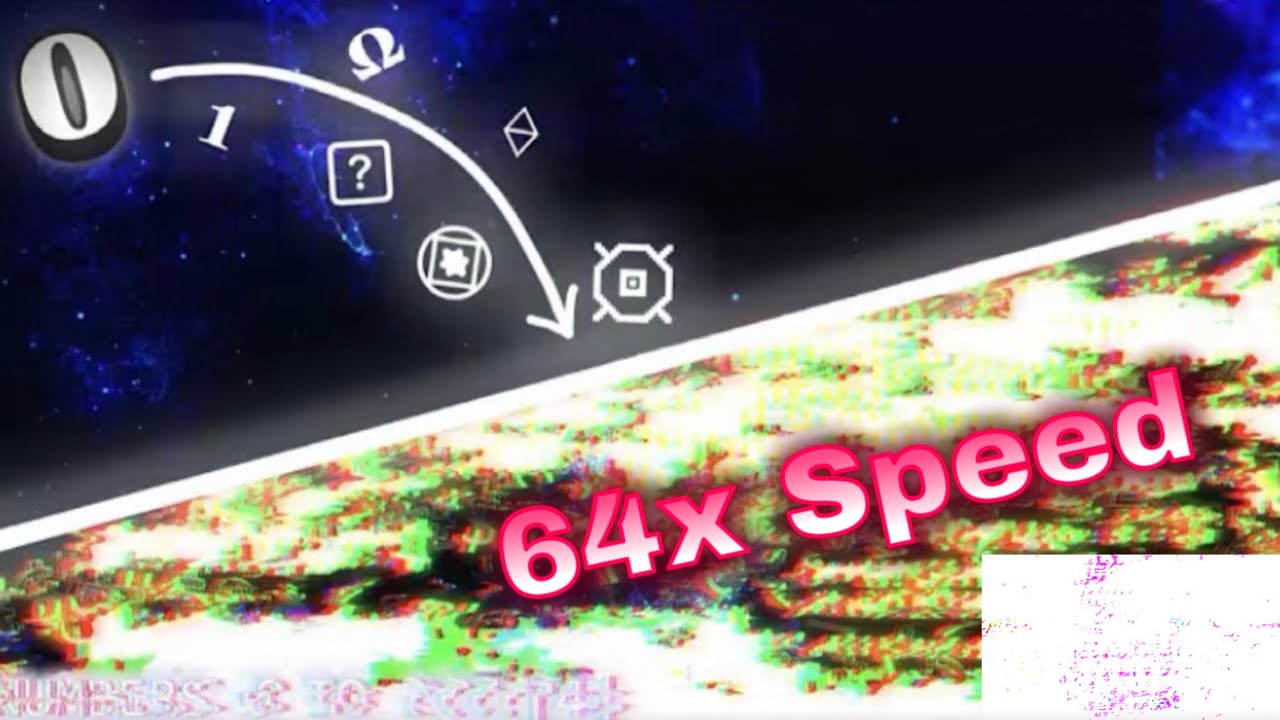 Numbers 0 to Endipoint 2.0 64x speed
