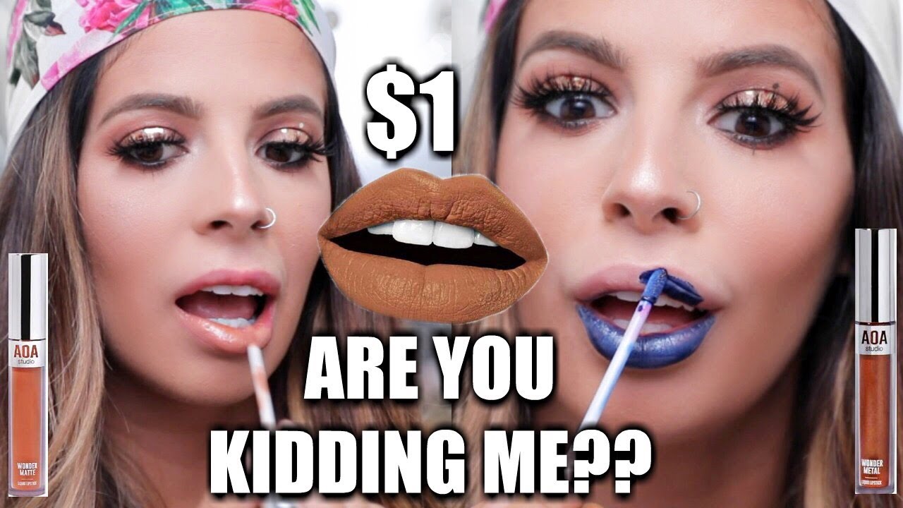 $1 LIQUID LIPSTICKS OMG | HIT OR MISS?