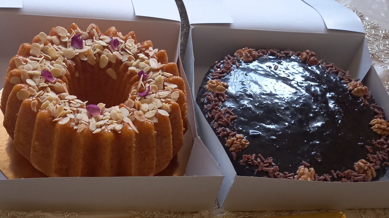 كوني لالة مولاتي خدمي من دارك كيك بالشكولا وكيك بالفانيلا والليمون+ثمن البيع. ☕🥰