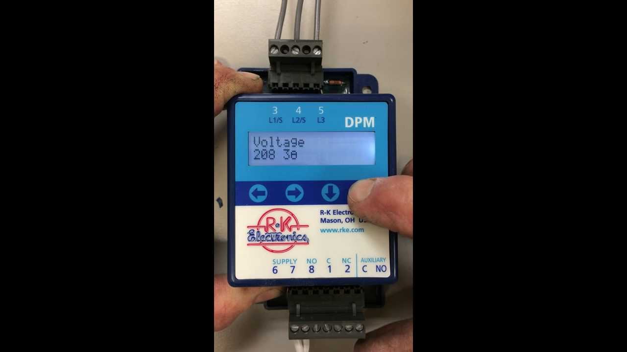 R-K Electronics Digital Three Phase Voltage Monitor (DPM)