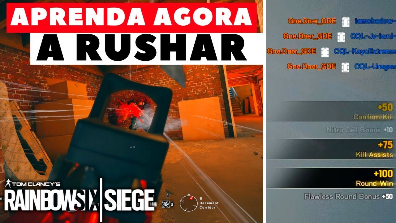 COMO RUSHAR E VENCER A PARTIDA! || RAINBOW SIX SIEGE