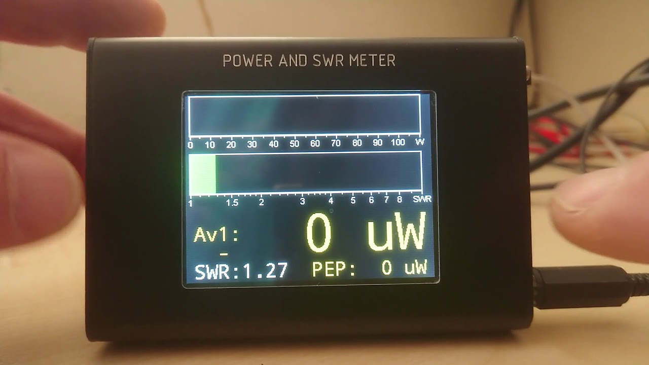 Power and SWR meter a tiny version.....