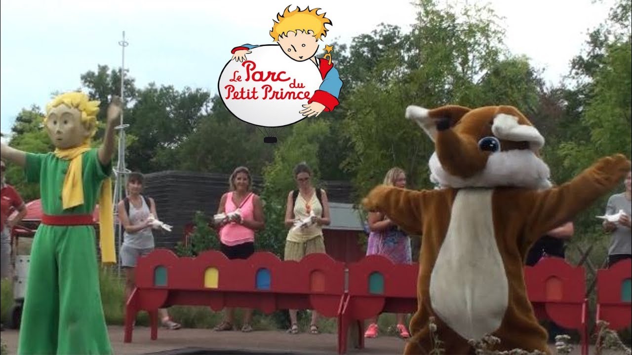 Spectacle : Danse des  mascottes et lâché de colombes - Parc du Petit Prince - Mascots show - fun