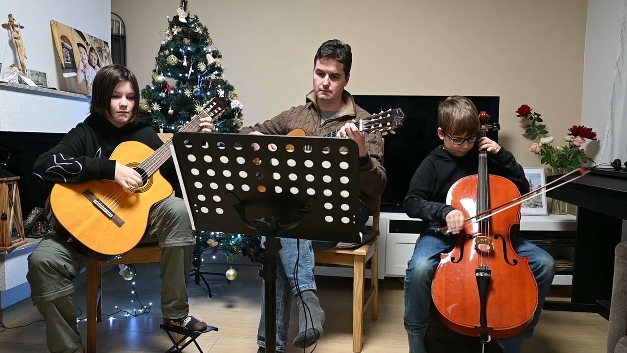 Nesem vám noviny, Czech christmas carol (guitar duo + cello)