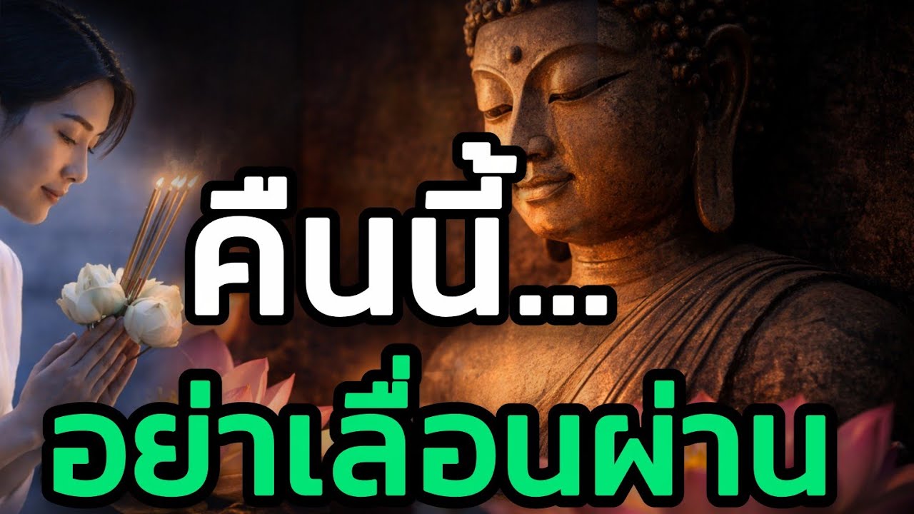 ถ้าคุณเลื่อนมาเจอคลิปนี้ตอนกลางคืน…ชีวิตคุณกำลังจะเปลี่ยน