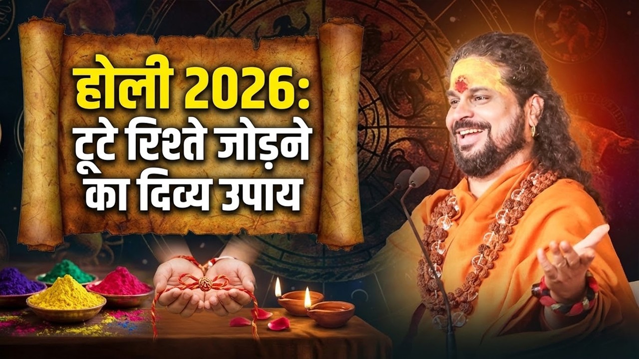 होली 2026: टूटे रिश्ते जोड़ने का दिव्य उपाय #astrology #lovemarriage #jyotishvidhya