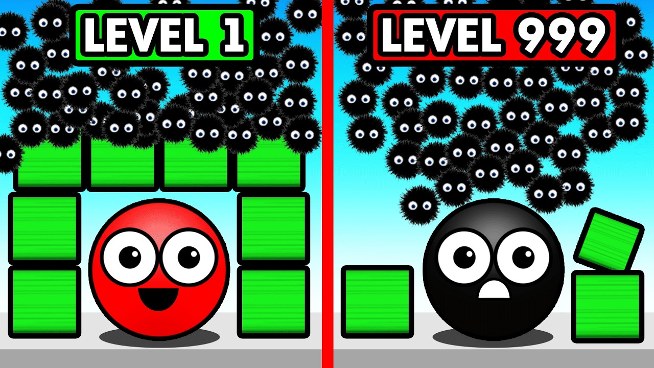 LEVEL 1 vs LEVEL 999 HIDE BALL