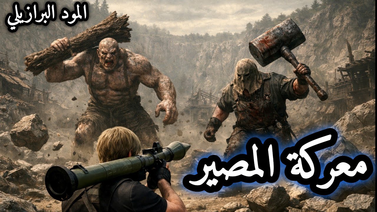 ح9|المود البرازيلي للعبة Resident Evil 4 طحت بين اثنين ما يتفاهمون طاحو فيني ضرب🤕