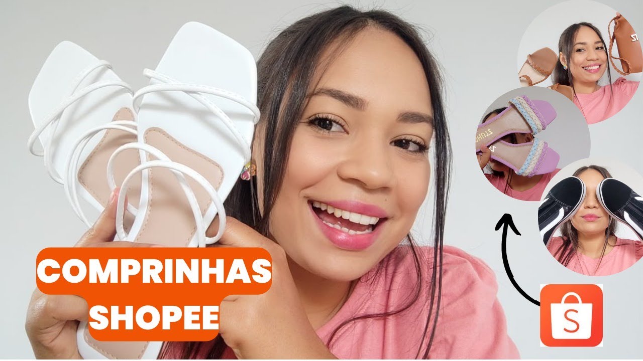 Comprei *CALÇADOS* na SHOPEE / É DE QUALIDADE? Experimentei todos - MUITO BARATO compras shopee 😍