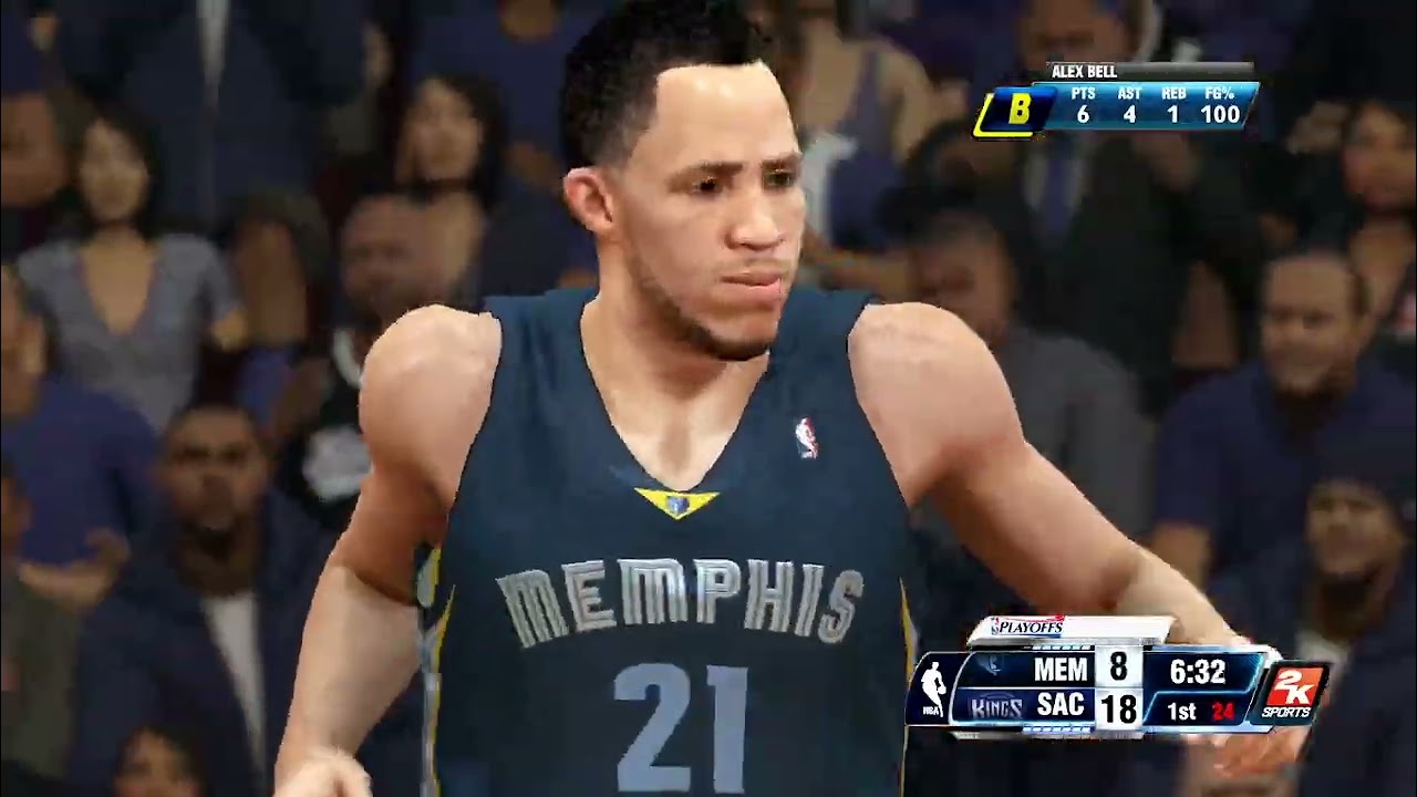 NBA 2k14 my career first playoff game