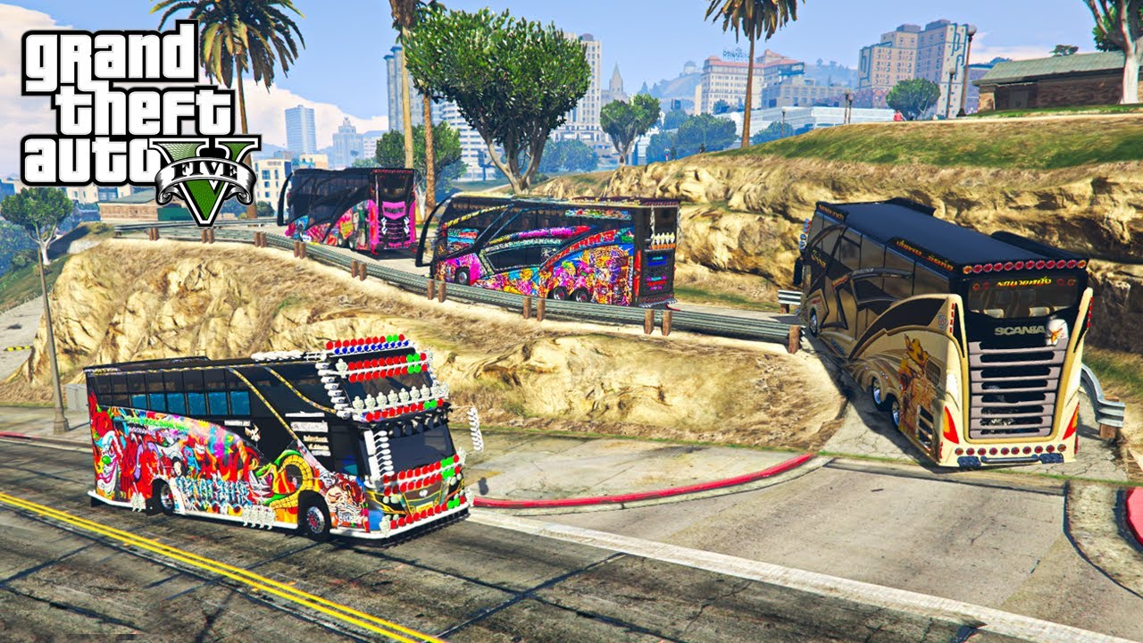 ทริปโหด นรก!!ถามหา มาอีกแล้ววว [GTA V ชีวิตจริงสิงรถบัส]