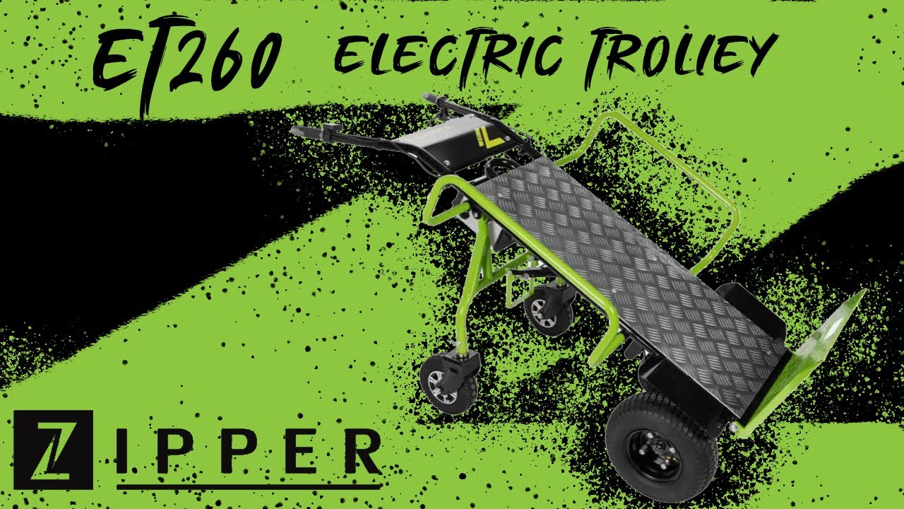 Zipper ET260 Powered Electric Trolley 260kg Battery Sack Truck - 350w 40V Li-ion