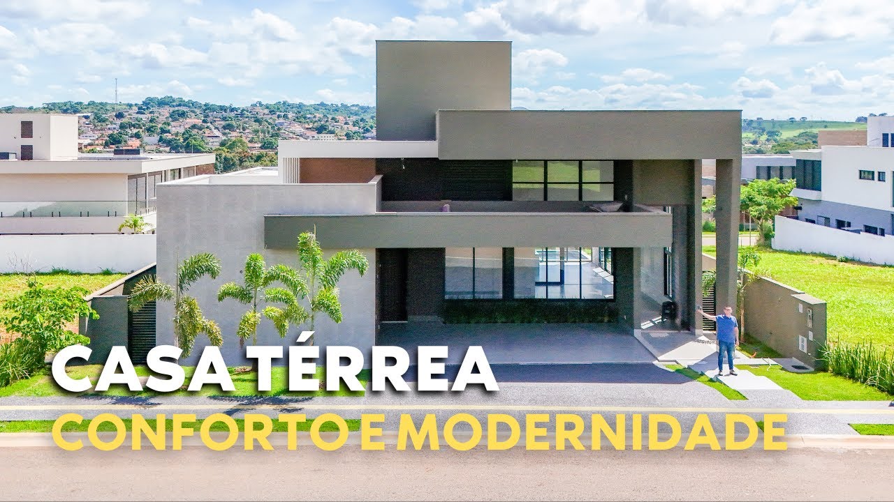 MODERNA CASA TÉRREA À VENDA NO PLATEAU D'OR PRIVILEGE | GOIÂNIA