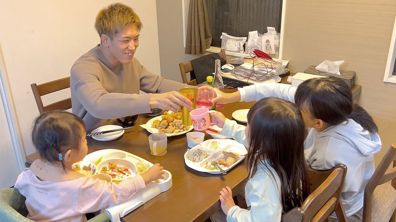 試合翌日に子ども達が労ってくれました