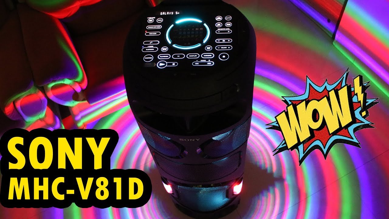Sony MHC V81D review - एक और जबरदस्त ऑडियो सिस्टम