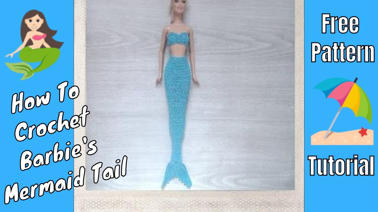 Barbie Clothes - Mermaid Tail & Top 💙