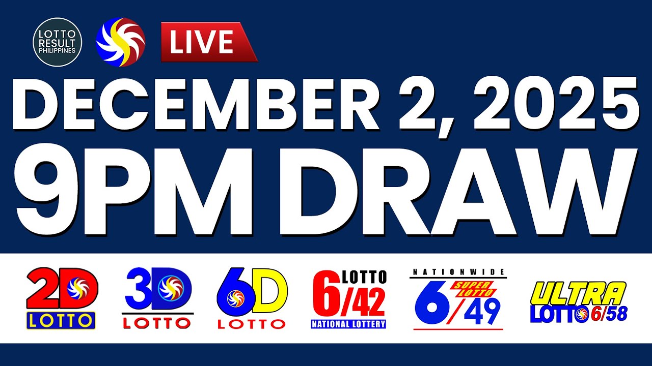 LIVE 9PM PCSO LOTTO RESULTS TODAY DECEMBER 2, 2025 | SWERTRES EZ2
