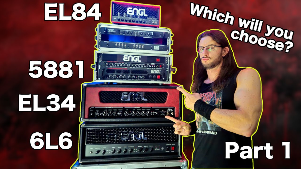 TUBE POWERAMP SHOOTOUT (Part 1) - ENGL e530 Tube Preamp with 6L6 vs EL34 vs 5881 vs EL84
