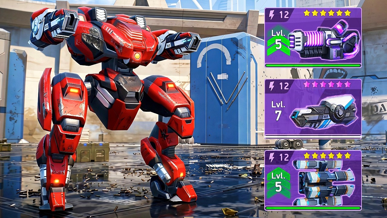 Bastion with Stasis Beam 12, Fusion Cannon 12, Helix Rack 12 - Mech Arena