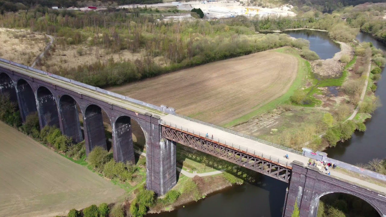 The Great Conisbrough Viaduct Drone flight.