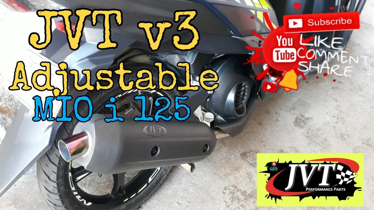 JVT V3 Adjustable on Mio i 125 |Installation plus Sound Check