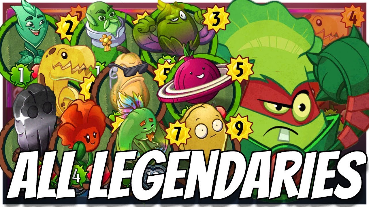 ALL Legendary Cards Challenge - Grass Knuckles Deck | Plants vs Zombies Heroes Gameplay (7/22)