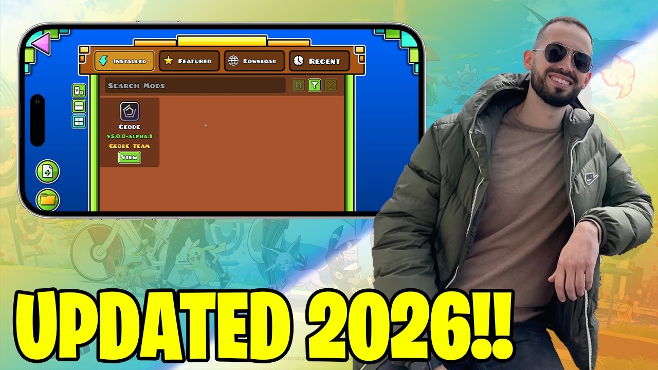 Geode GD Mobile iOS & Android - How to Get Geode Mobile in Geometry Dash 2.208