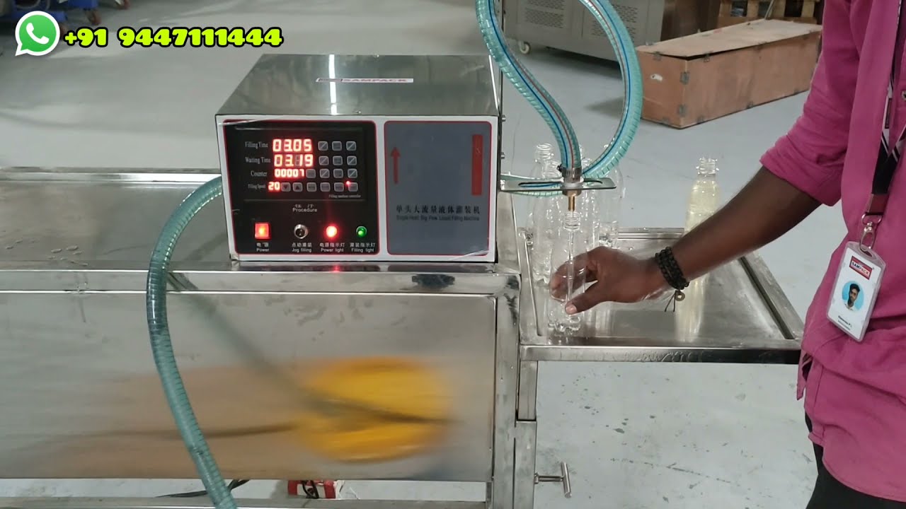 Mini Oil filling machine  Portable oil filling machine  Table top oil filling machine 20ml to 2000ml