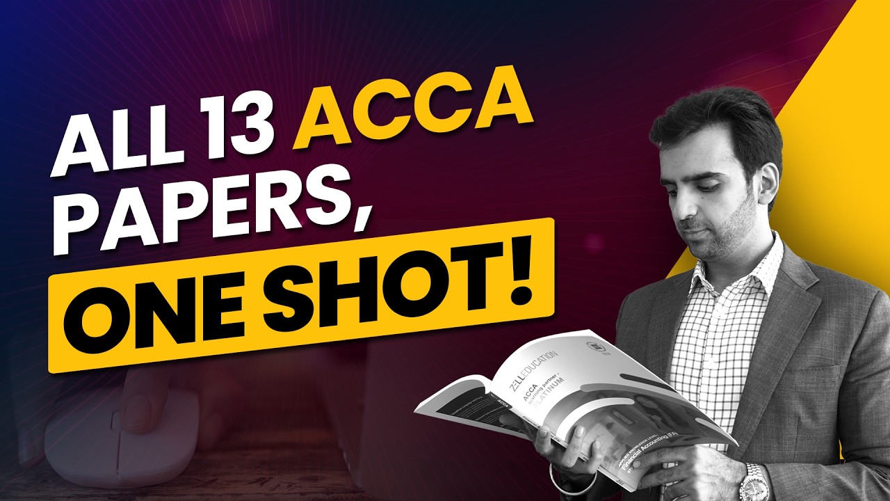How to Clear All 13 ACCA Papers in 1st Attempt?