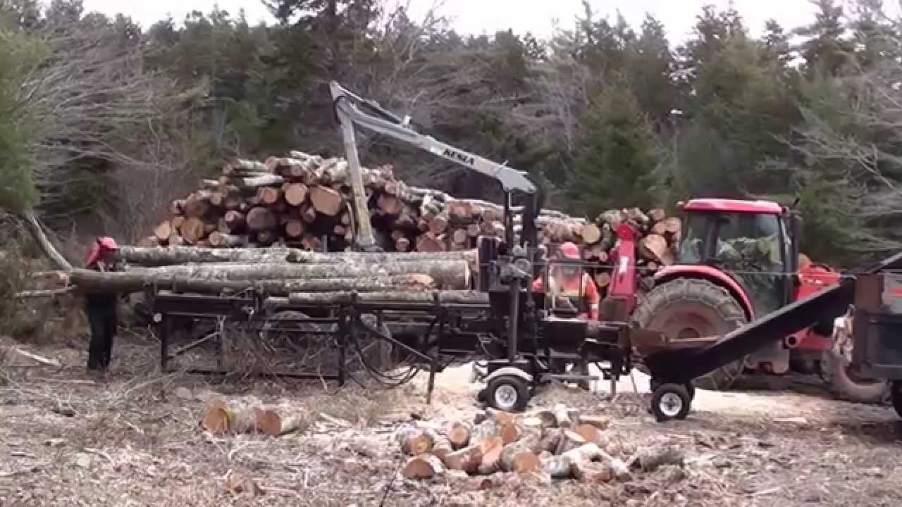 Rick's Firewood Processor, homemade