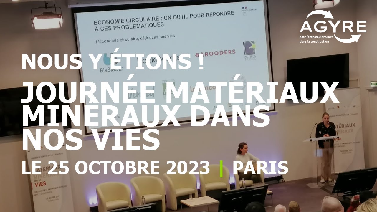 Journée Matériaux Minéraux dans nos vies | Agyre