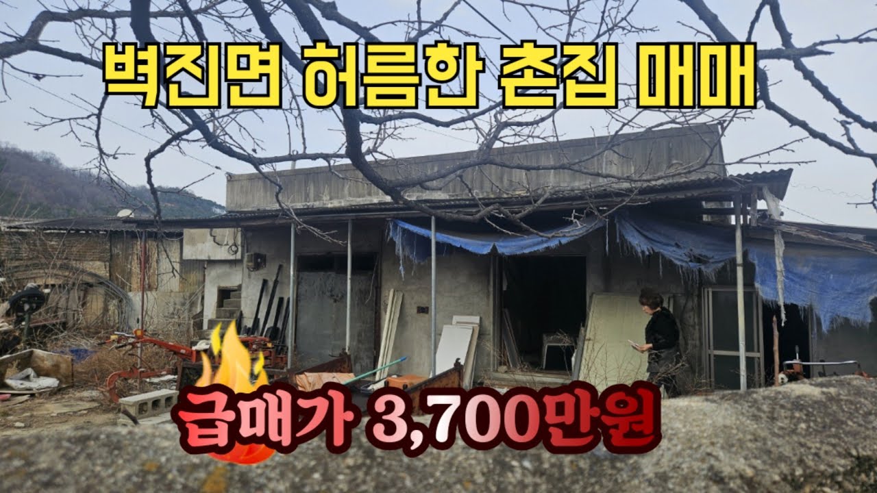 (#486)성주부동산, 벽진면 허름한 촌집 이가격에?! 매물 직접 확인해봤습니다| 성주군 벽진면 급매가 3,700만원 _성주촌집매매.성주땅매매.성주전원주택매매