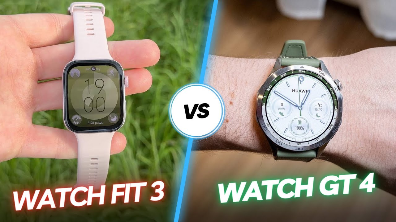 Elige BIEN! ✅ Huawei Watch Fit 3 vs Huawei Watch GT 4 COMPARATIVA en ESPAÑOL