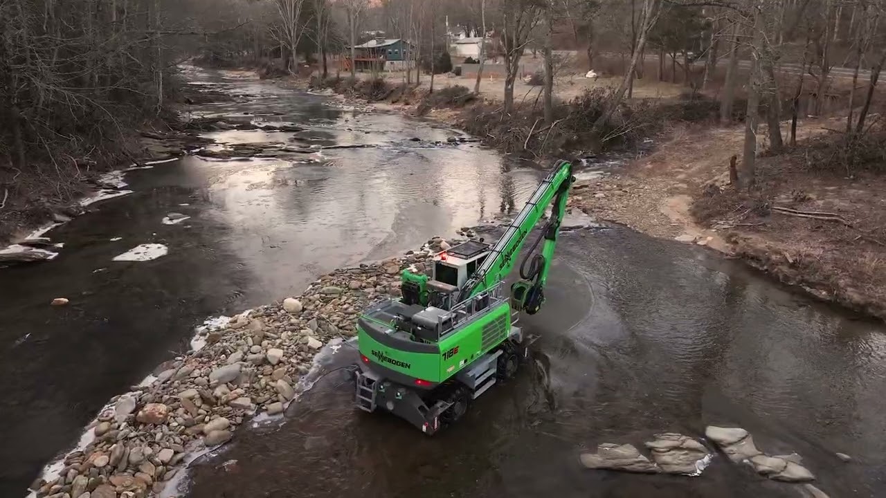 No Lowboy? No PROBLEM! The SENNEBOGEN Will Take you There